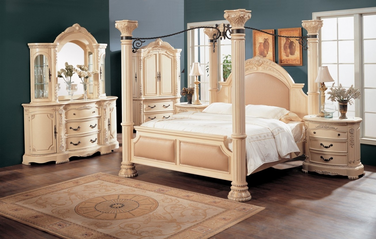 Cream Colored Bedroom Sets Home Ideas Queen Anne Bedroom Furniture throughout measurements 1306 X 830