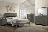 Crown Mark B4720 Evan Grey Bed Set Queenking pertaining to sizing 1400 X 845