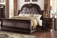 Crown Mark Stanley Brown Cherry 2pc Bedroom Set With Queen Bed throughout dimensions 1933 X 1192