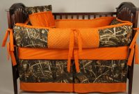 Custom Made Ba Crib Bedding Advantage Max4 Hd Camo With Orange regarding proportions 1500 X 998