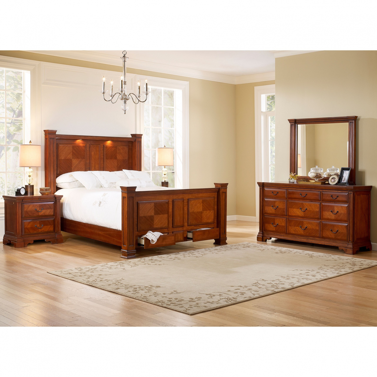 Cymax Queen Bedroom Sets The Smithfield Bedroom Set Features A pertaining to measurements 1280 X 1280