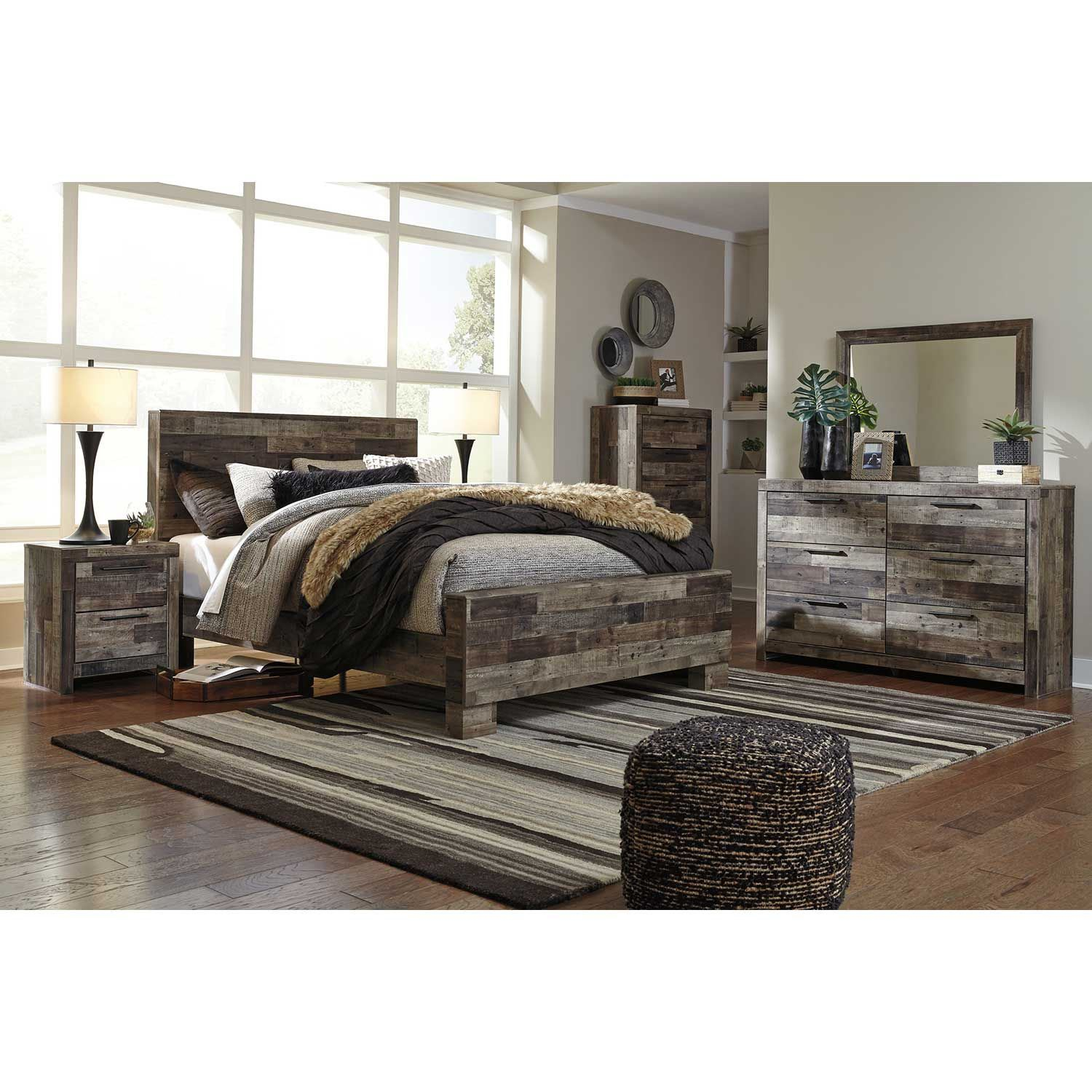 Derekson 5 Piece Bedroom Set intended for measurements 1500 X 1500