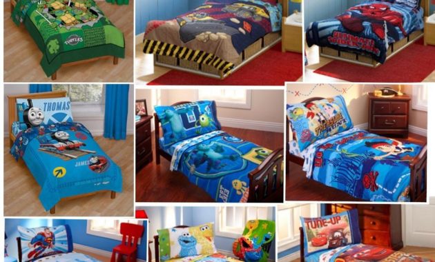 Details About 4pc Boys Toddler Bedding Set Comfortersheets Bed In A pertaining to measurements 1000 X 828