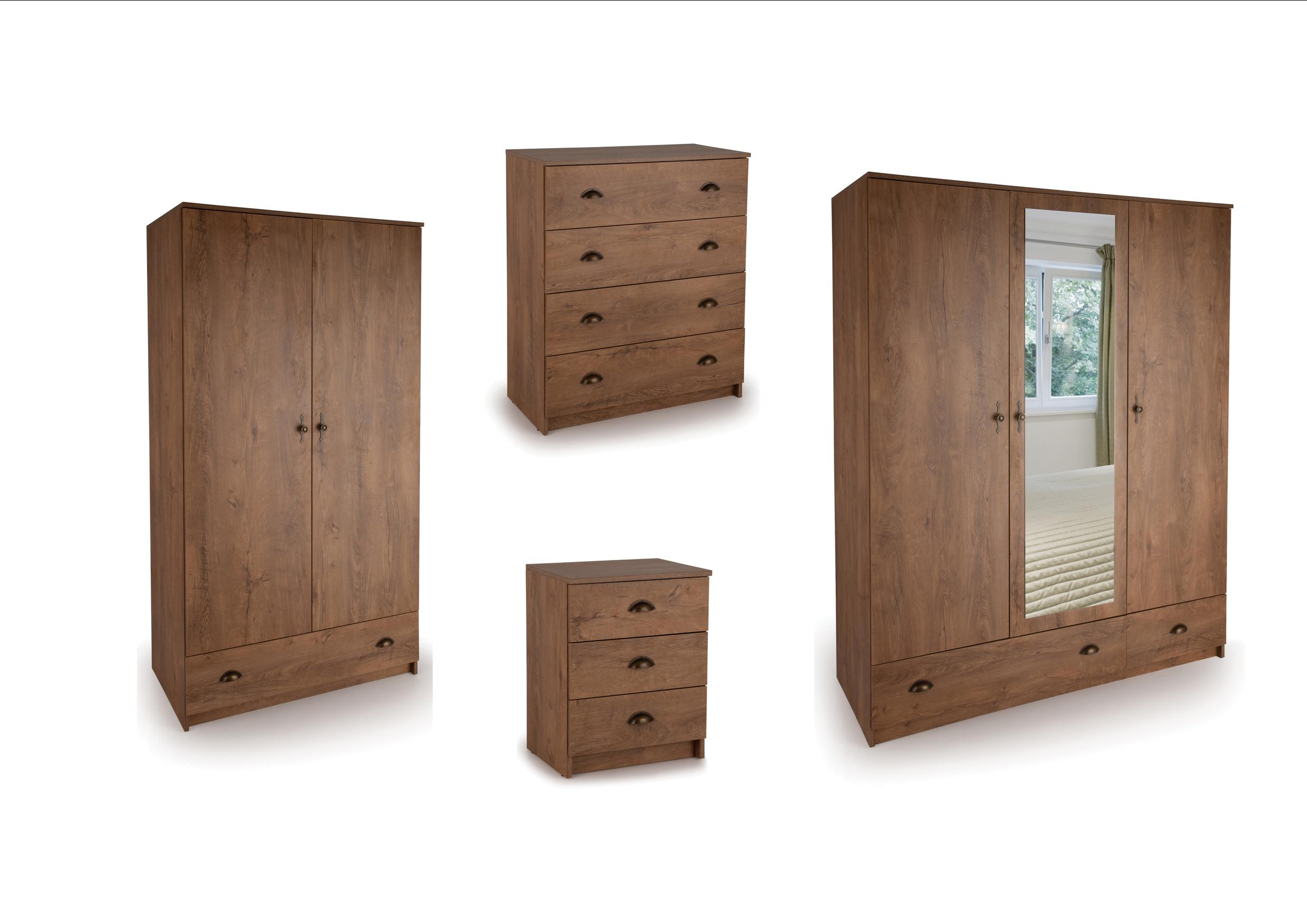 Details About Cotswold Dark Oak Bedroom Furniture Wardrobe Chest Drawers Bedside Cabinet pertaining to sizing 2480 X 1754