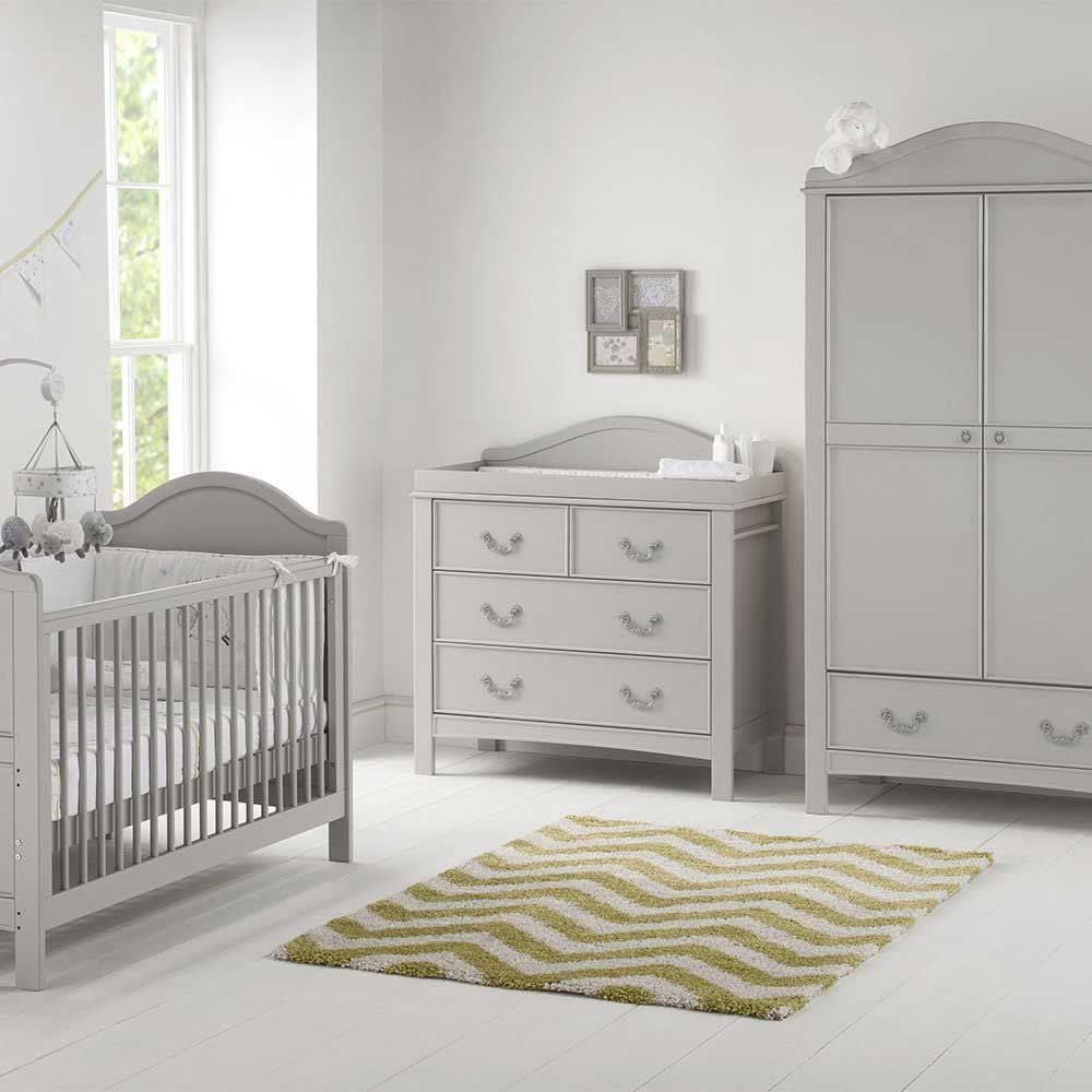 Details About East Coast Nursery Room Set Toulouse French Grey Ba Bedroom Cotdresser Bn regarding size 1000 X 1000