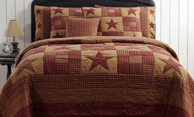 Details About Fullqueen Or King Rustic Star Quilt Set Country intended for measurements 1000 X 1000