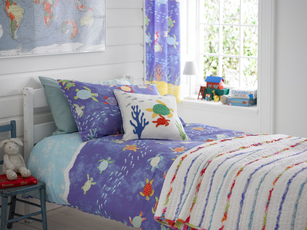 Details About Kids Nautical Seaside Boys Bedding Duvet Cover Set with regard to proportions 1259 X 945
