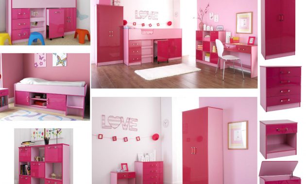 Details About Ottawa Caspian Pink Gloss Girls Bedroom Furniture Wardrobe Drawers Beds Sets intended for sizing 1600 X 1200