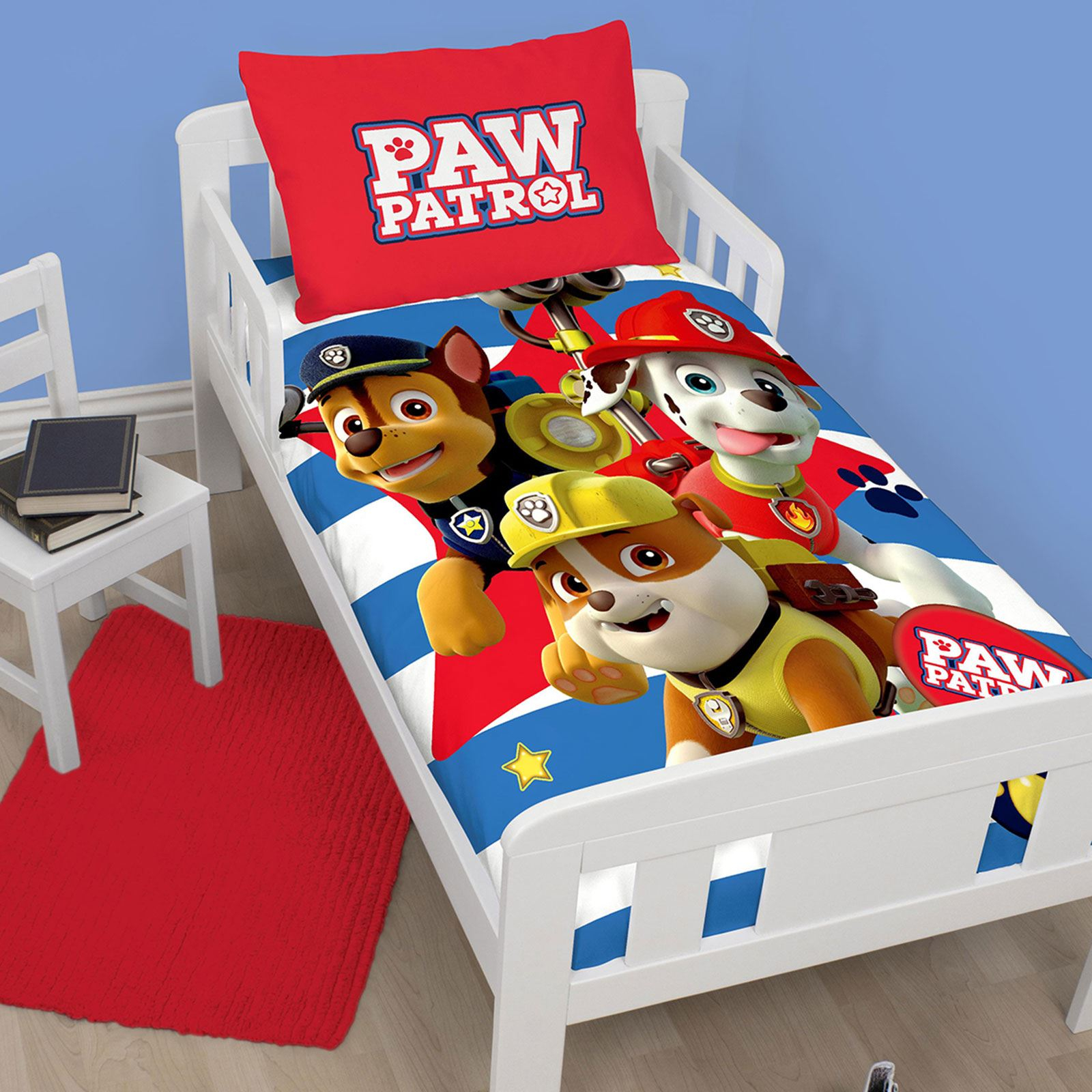 Details About Paw Patrol Official Duvet Cover Sets Bedding Boys Girls Junior Single Double with regard to dimensions 1600 X 1600