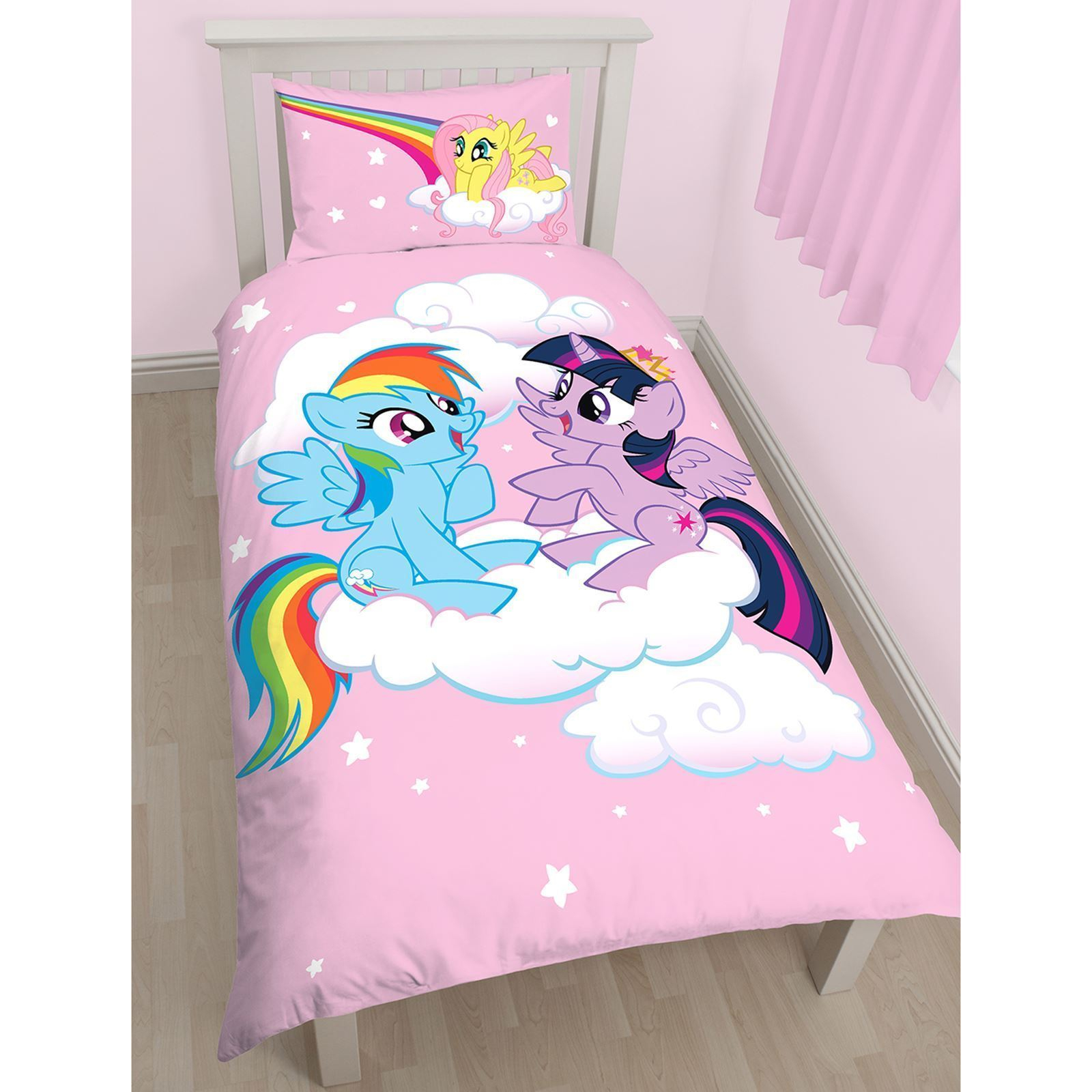 Details About Reversible My Little Pony Equestria Single Duvet Cover Bed Set Kids Bedding Mlp with measurements 1600 X 1600