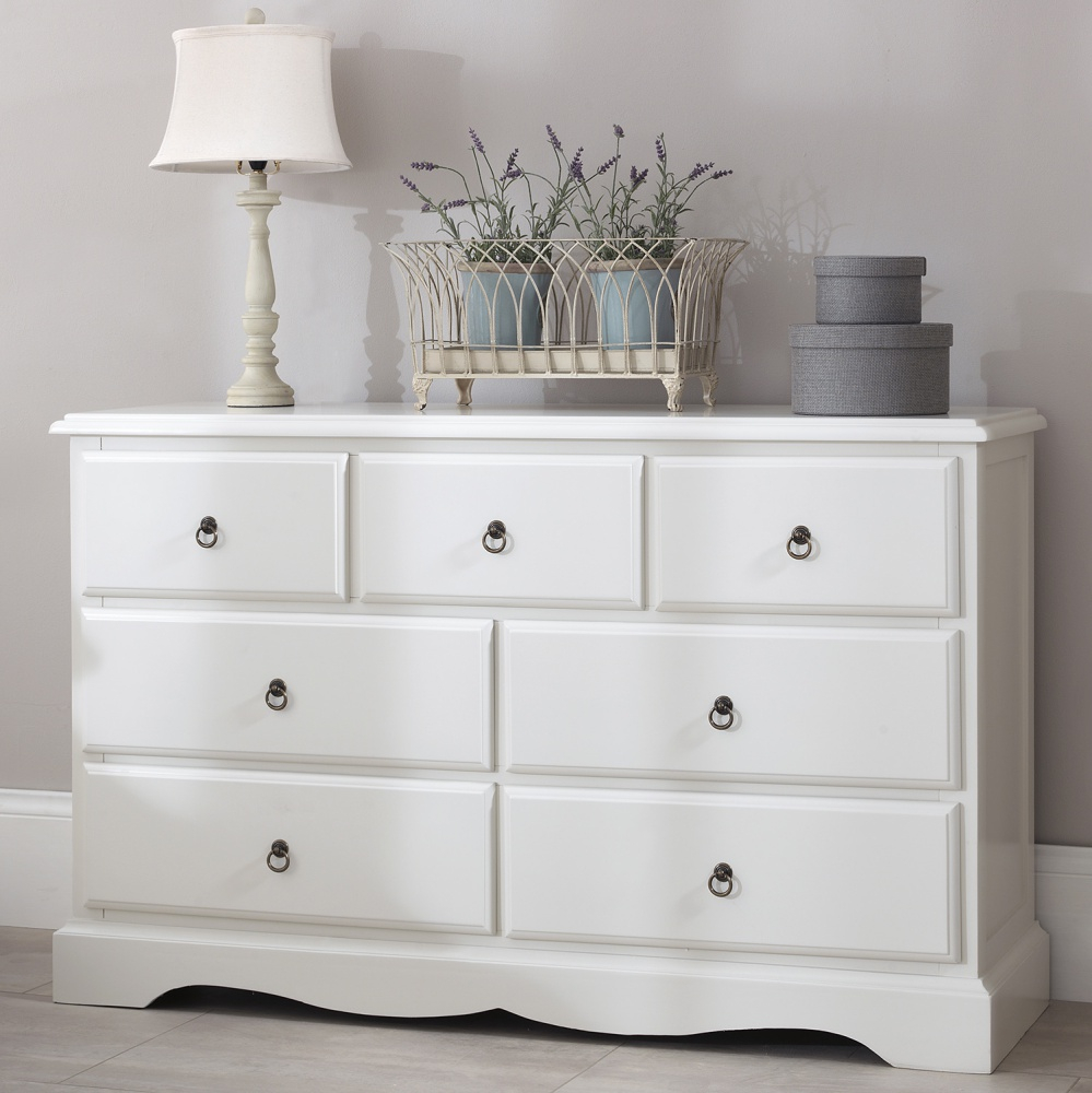 Details About Romance White Bedroom Furniture Bedside Table Chest Of Drawers Bed Wardrobe with sizing 999 X 1000