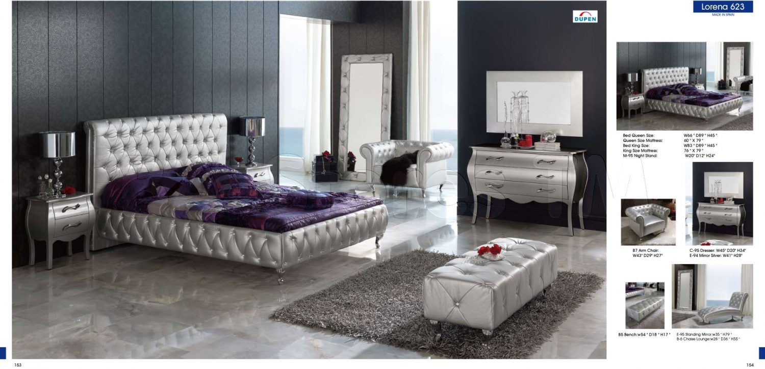 Diamond Furniture Bedroom Sets Bedroom Silver Bedroom intended for dimensions 1500 X 724