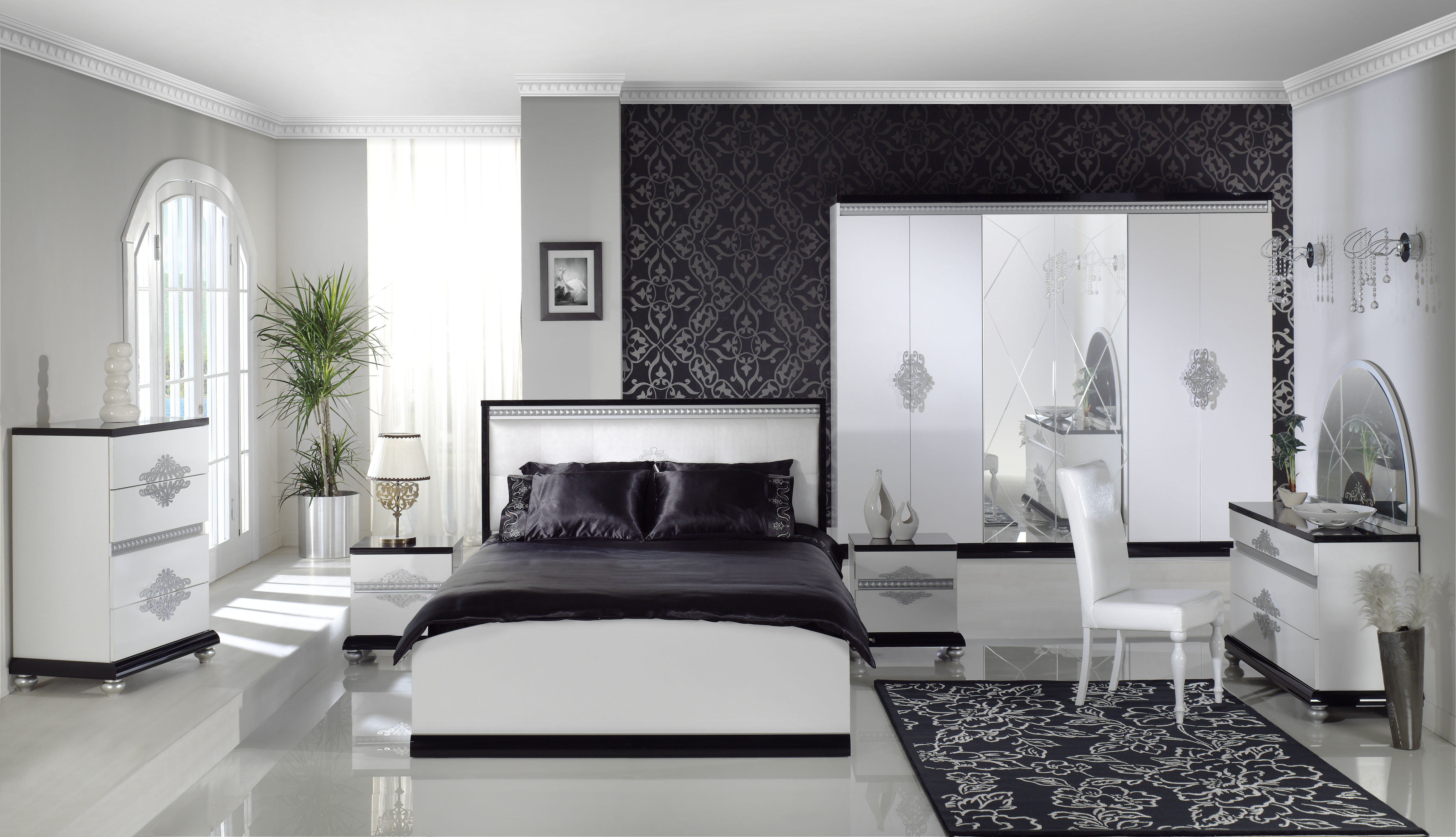 Diana Bedroom Set pertaining to proportions 5000 X 2873