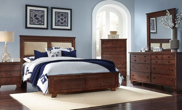 Diego Upholstered Panel Bedroom Set Espresso Pine for sizing 1402 X 900