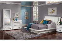 Dimora 5 Piece King Upholstered Bedroom Set White for measurements 1500 X 1500