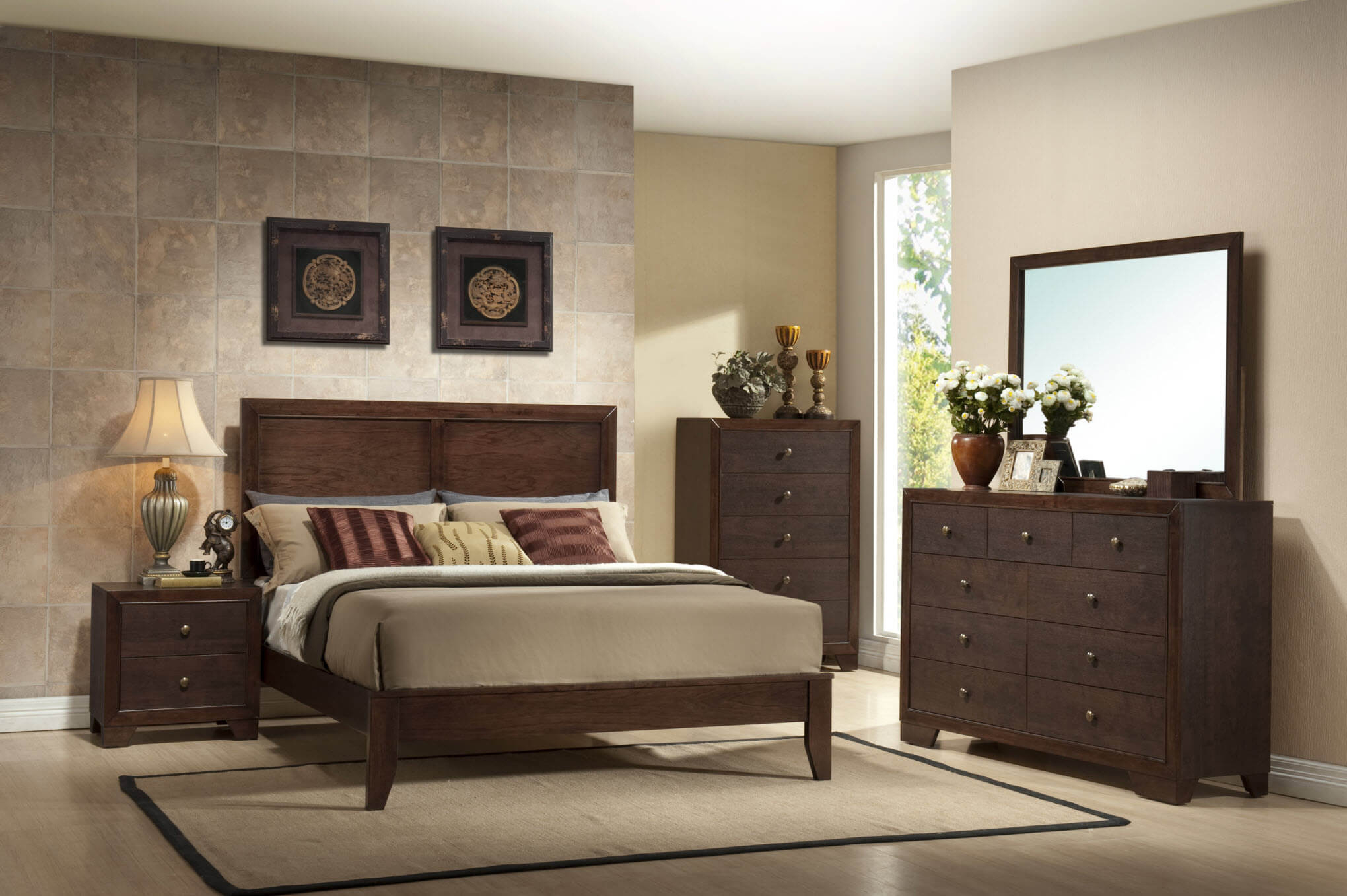 Discontinued B4600 Crown Mark Silvia Bedroom Set regarding measurements 2040 X 1357
