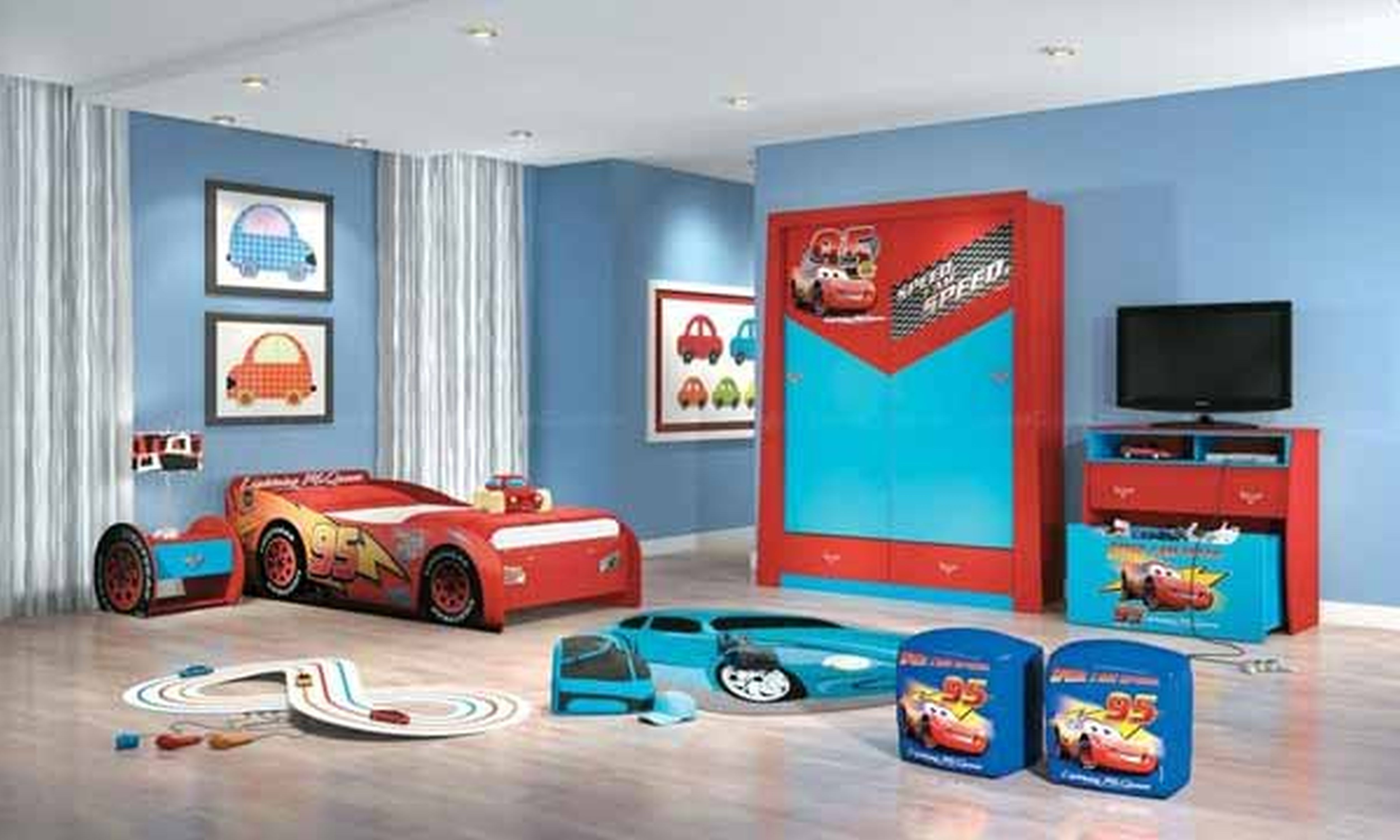 Disney Cars Lightning Mcqueen Bedroom Set Ideas Bedroom In 2019 pertaining to measurements 5000 X 3000