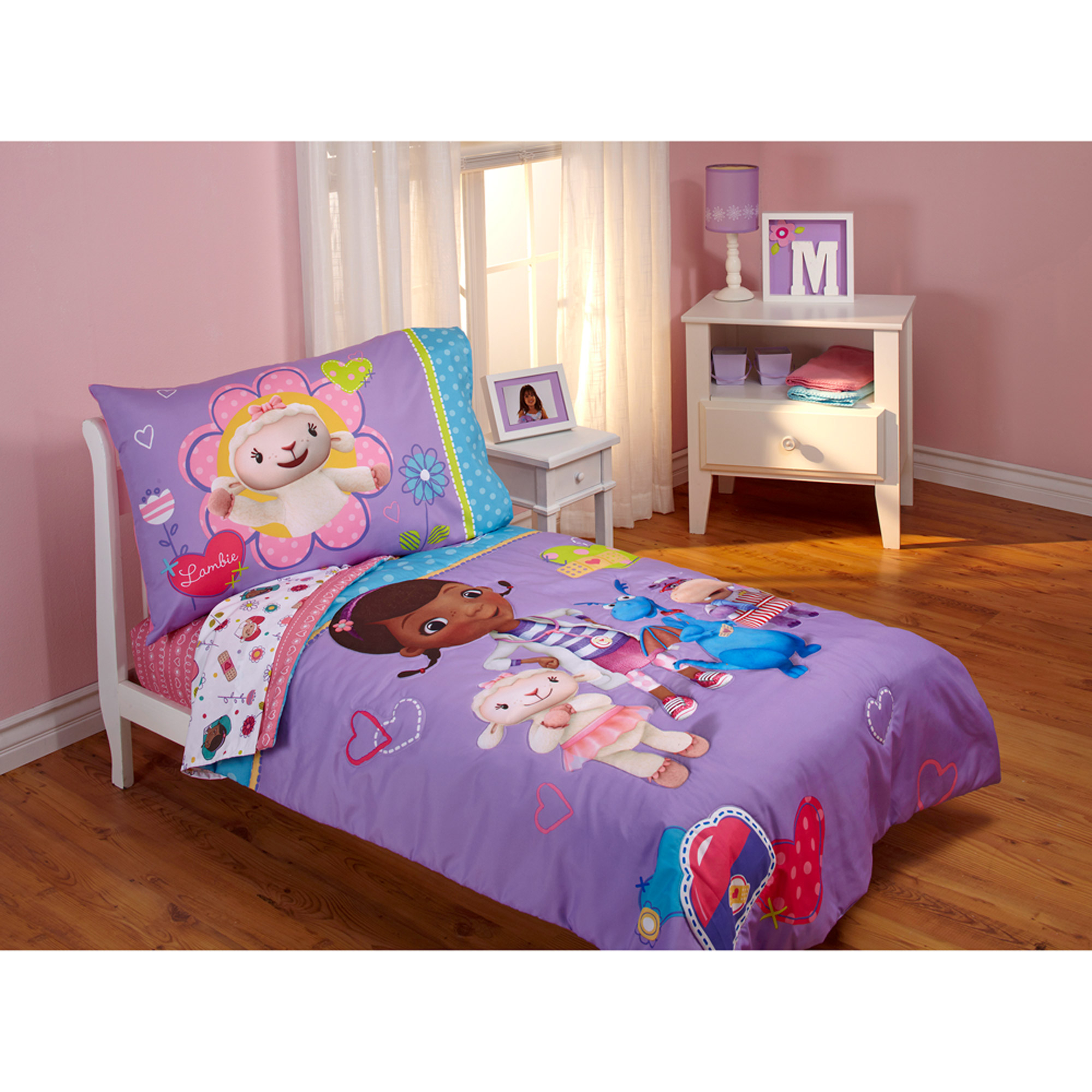 Disney Doc Mcstuffins Good As New 4 Piece Toddler Bedding Set for proportions 2000 X 2000
