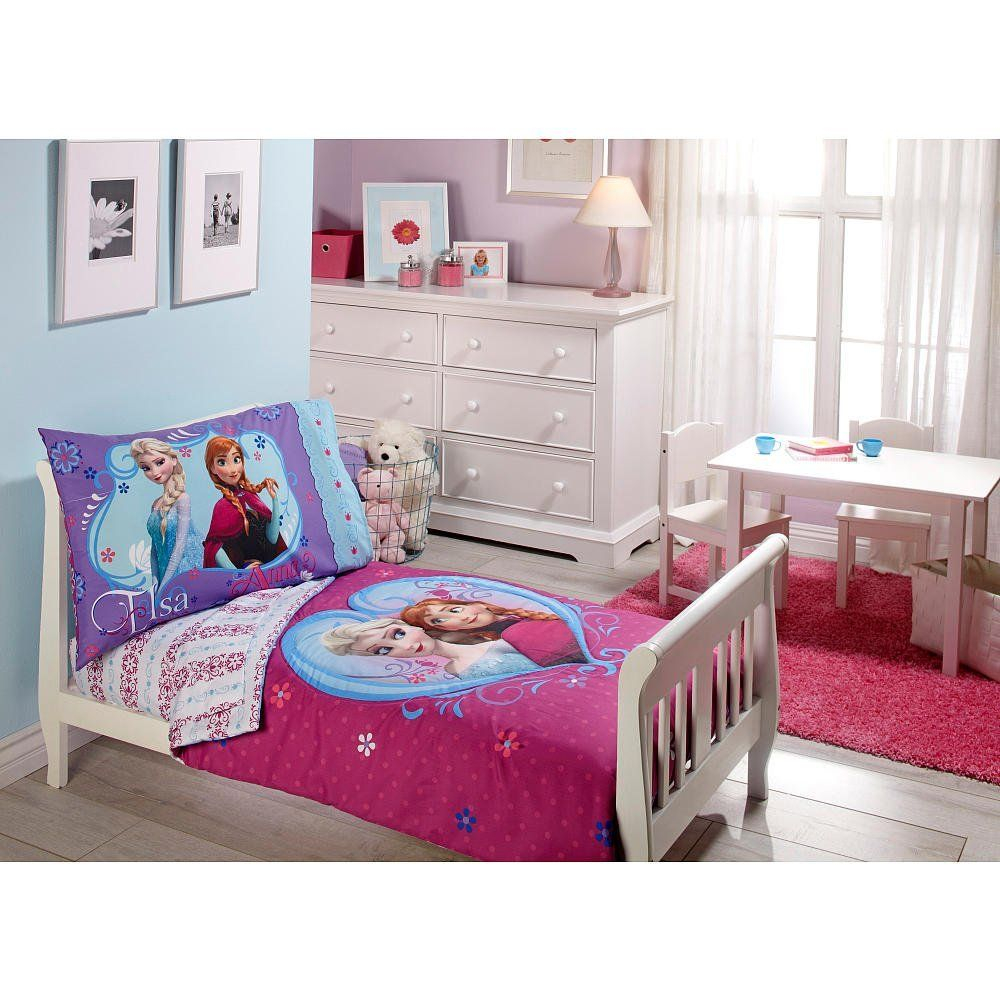 Disney Frozen 4 Piece Toddler Bedding Set 1 Quilt 42 In X 57 In within size 1000 X 1000