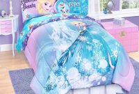 Disney Frozen Elsa Anna 6 Piece Twin Bed Set Reversible Purple Blue with measurements 1600 X 1600