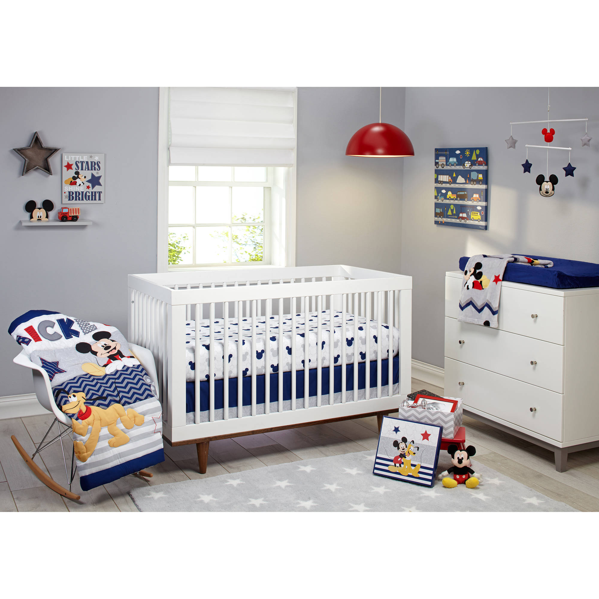 Disney Lets Go Mickey Ii 4 Piece Crib Bedding Set intended for proportions 2000 X 2000