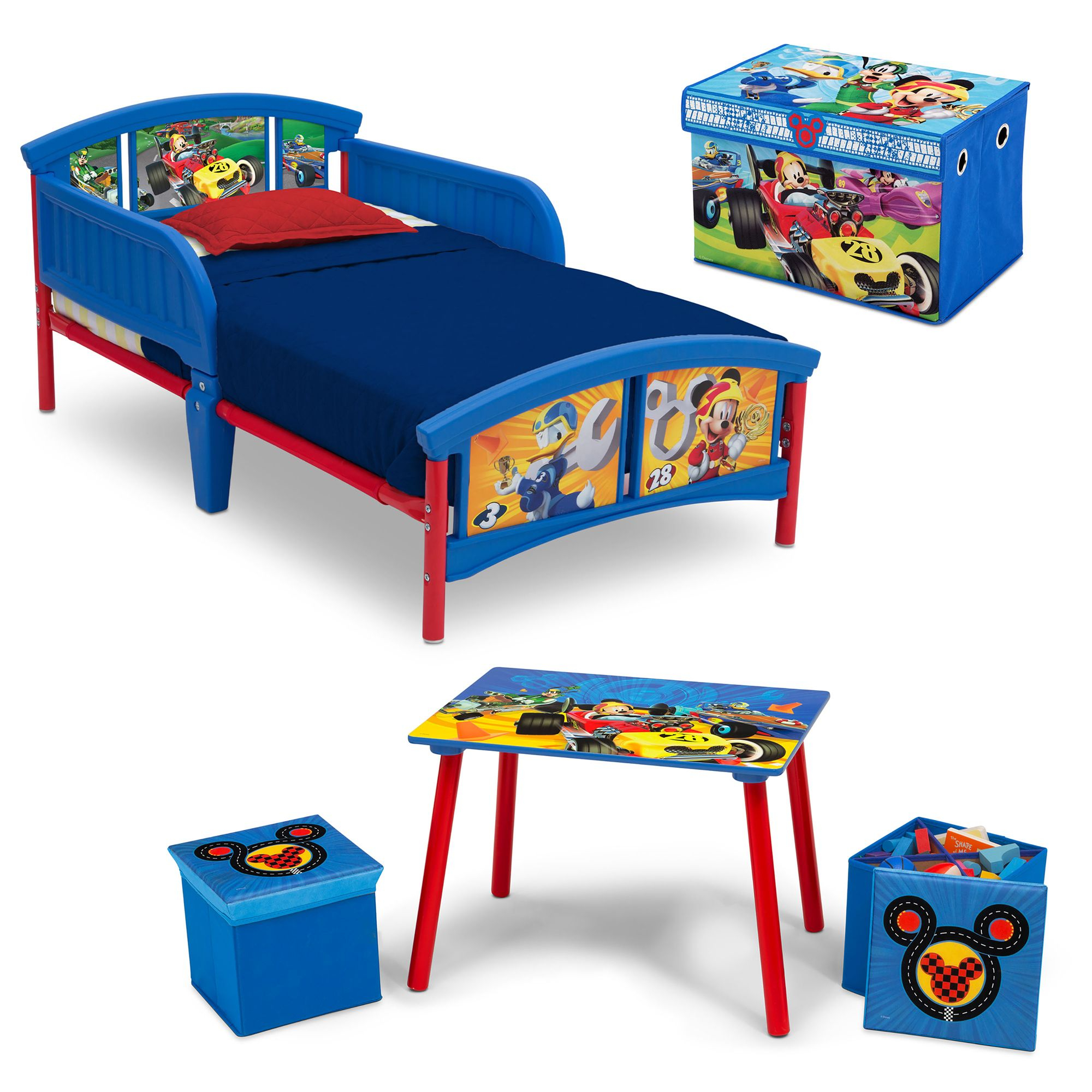 Disney Mickey Mouse 5 Piece Toddler Bed Bedroom Set With Bonus for proportions 2000 X 2000