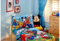 Disney Mickey Mouse Toddler Bed And Bedding Value Bundle Walmart throughout dimensions 2000 X 2000