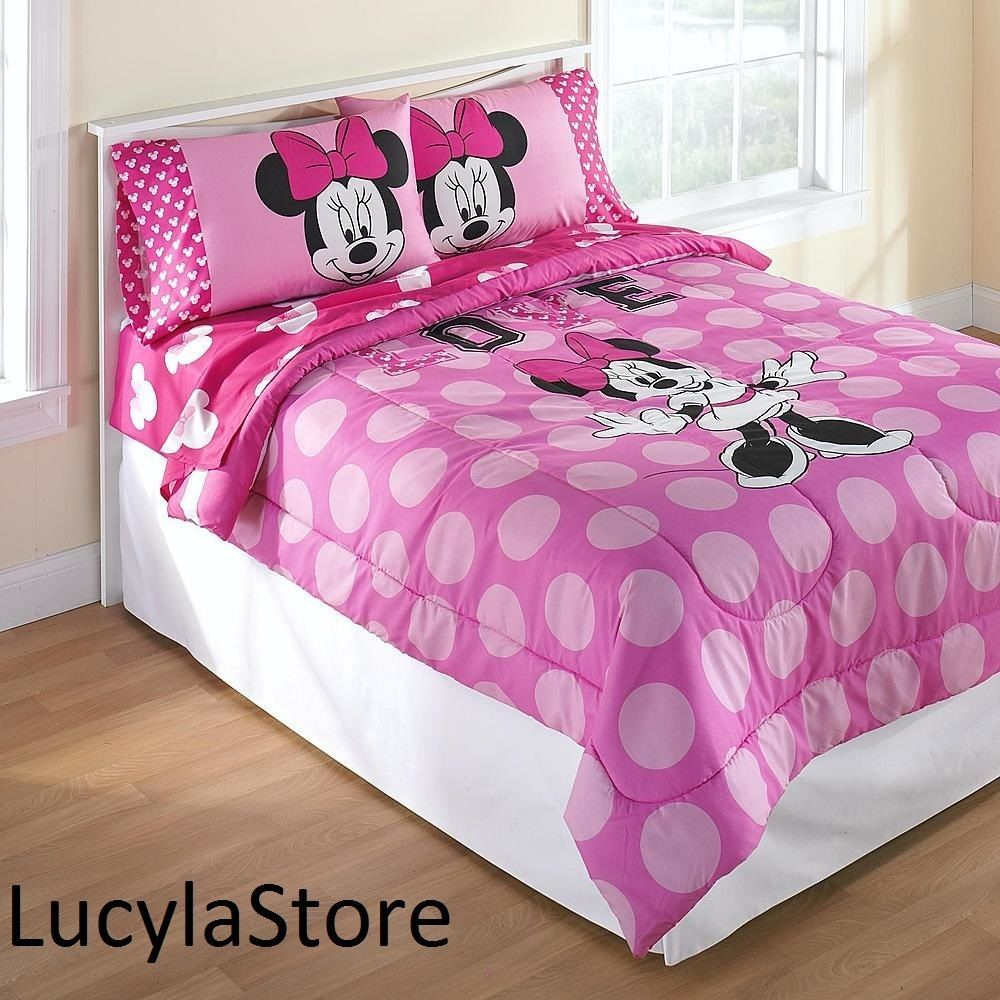 Disney Minnie Mouse Love Twin Full Size Comforter 71 X 86 inside sizing 1000 X 1000