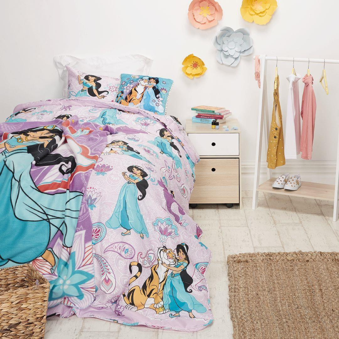 Disney Princess Comforter Set Jasmine Multi Coloured Single The regarding measurements 1080 X 1080