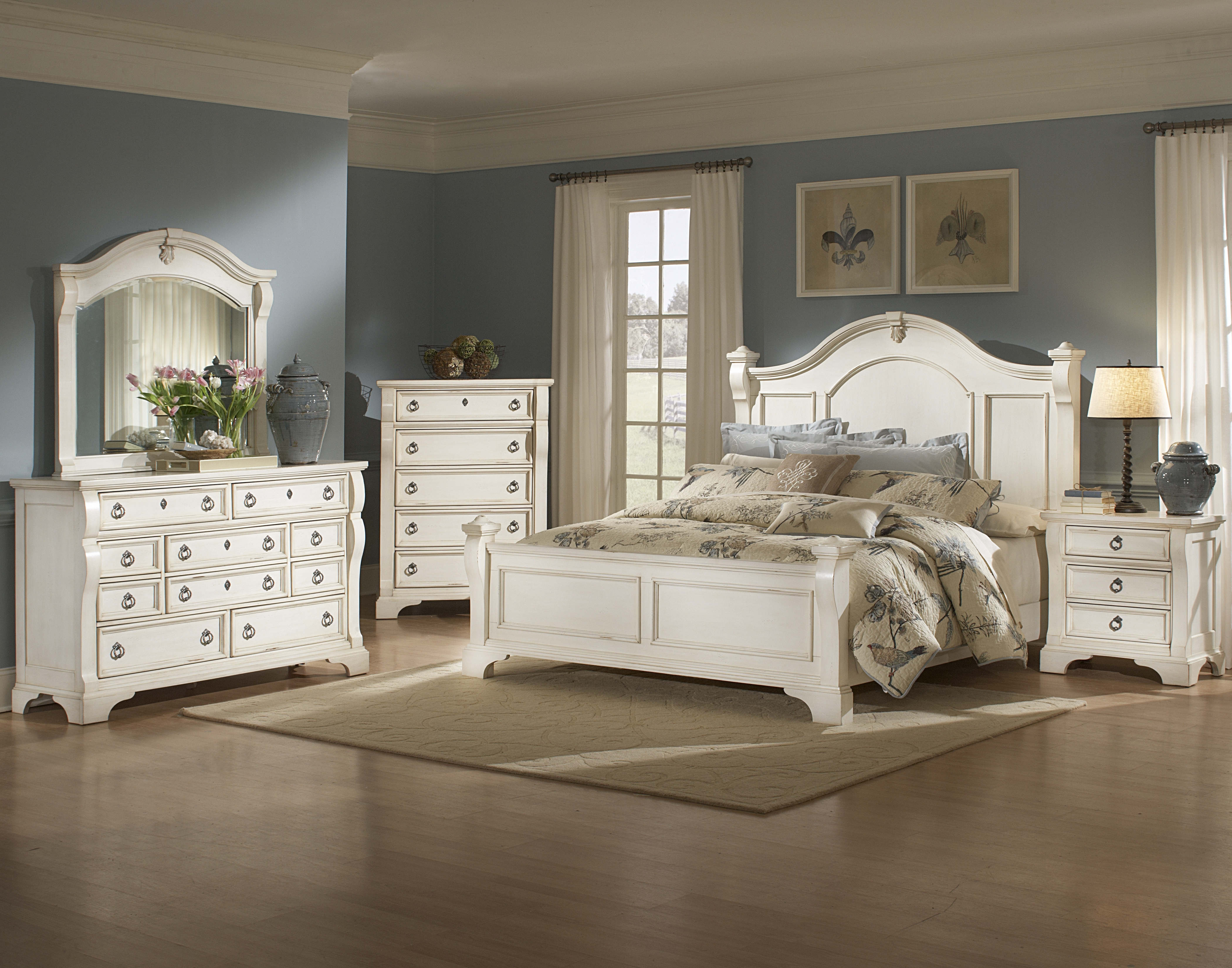 Distressed White Bedroom Furniture Cileather Home Design Ideas in size 4200 X 3300