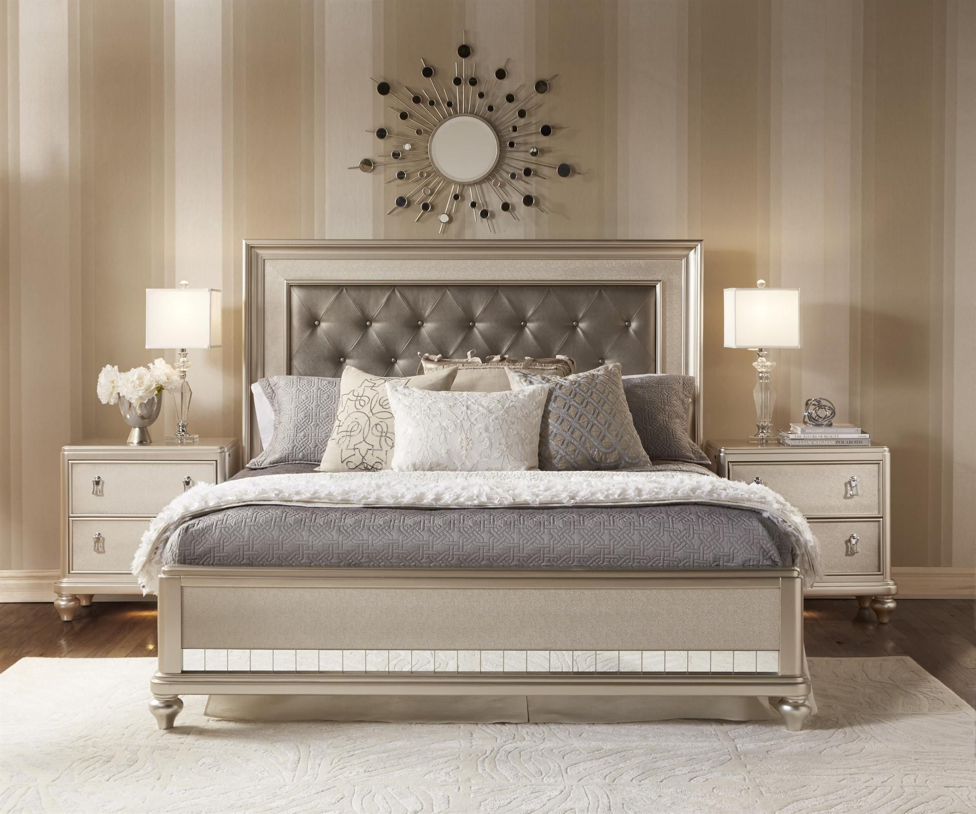 Diva Cal King Bedroom Group Samuel Lawrence Dream Home with measurements 2000 X 1668