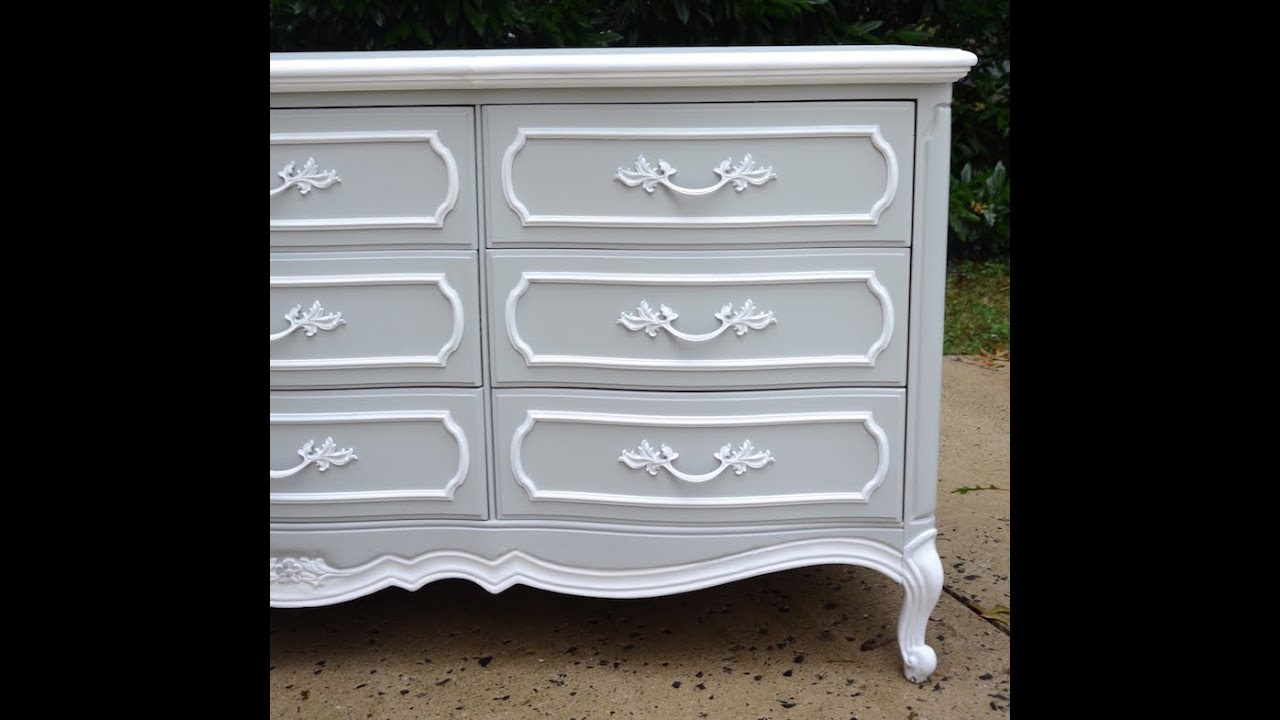 Diy Dresser Makeover French Provincial Dresser Makeover Thrift Diving throughout size 1280 X 720