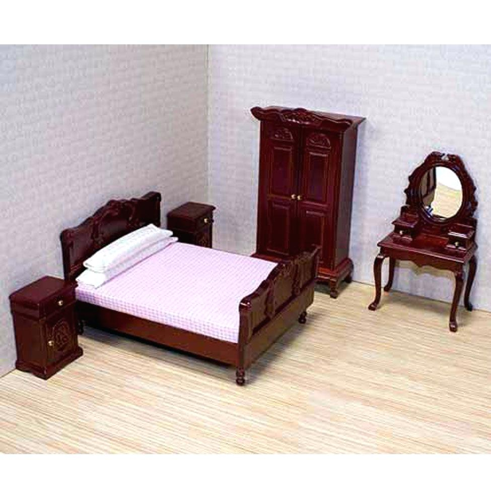 Doll House Bedroom Set Vintage Dollhouse Furniture Twin Design Ideas regarding measurements 975 X 990