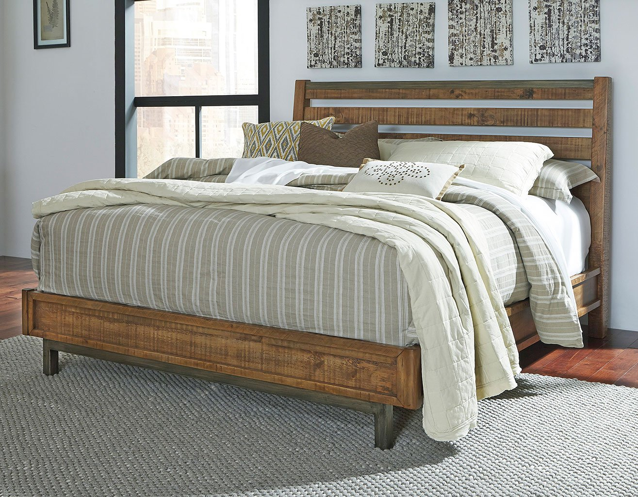 Dondie Platform Style Bed Signature Design Furniture Cart regarding measurements 1315 X 1024