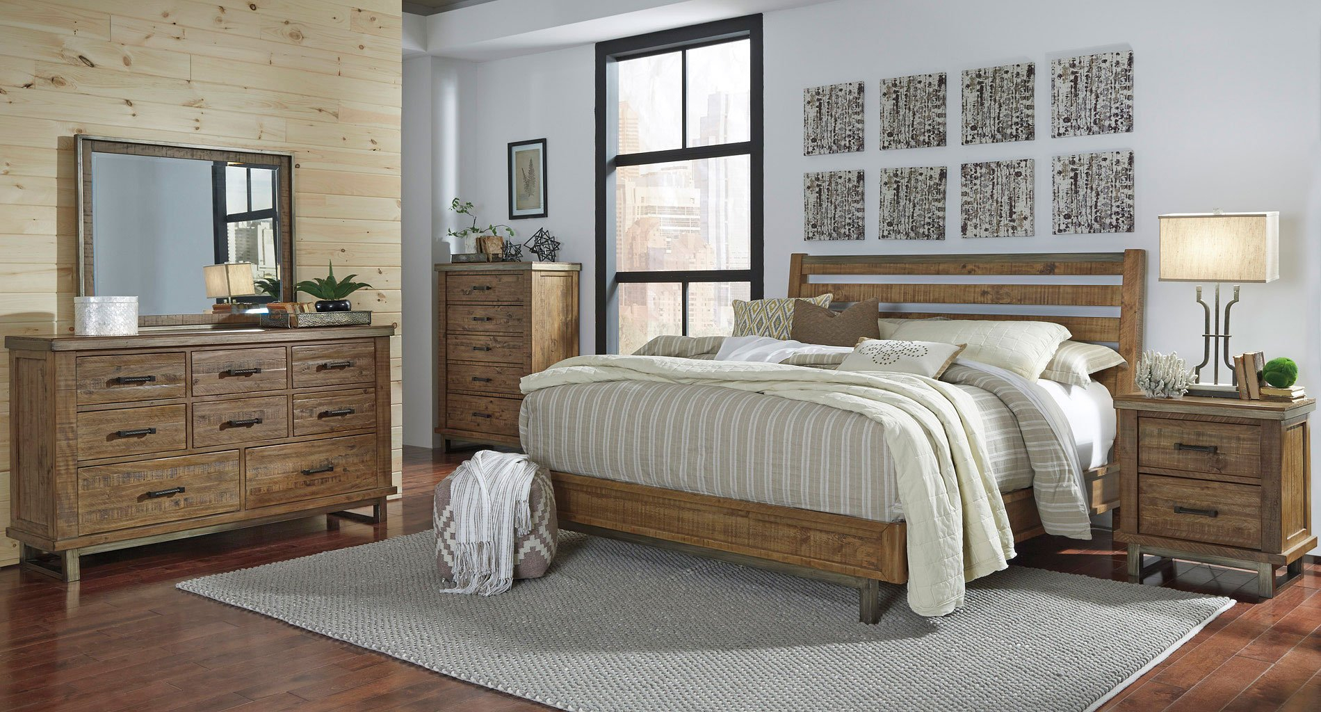 Dondie Platform Style Bedroom Set Signature Design Furniture Cart in sizing 1900 X 1024