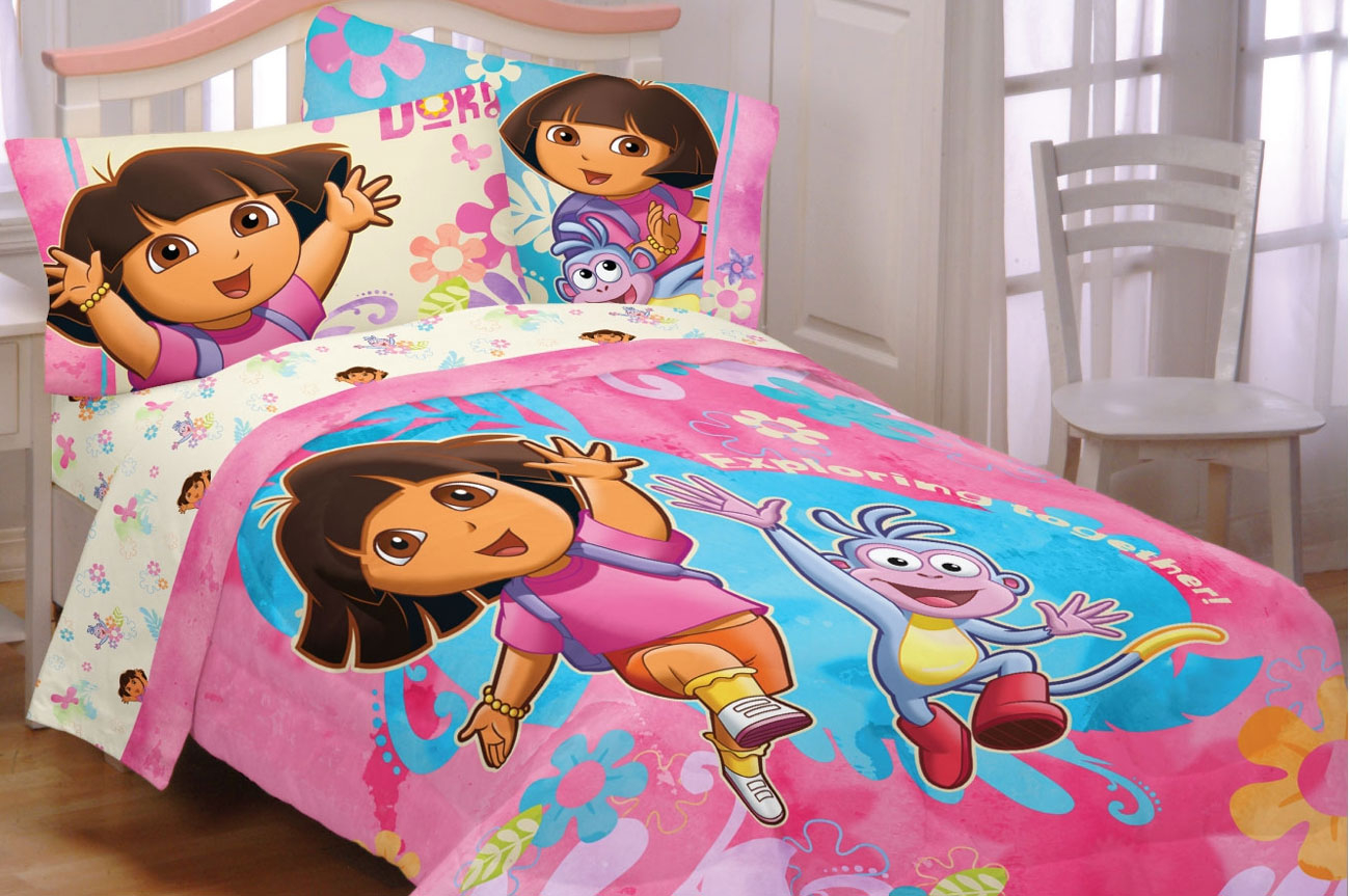 Dora The Explorer Full Bedding Sets Skillseeker with regard to sizing 1300 X 863