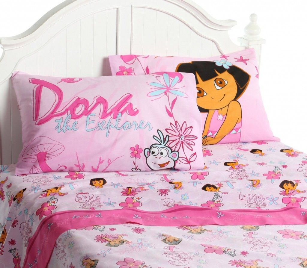 Dora The Explorer Toddler Bedding Set Toddler Bedding Sets Twin pertaining to size 1024 X 895