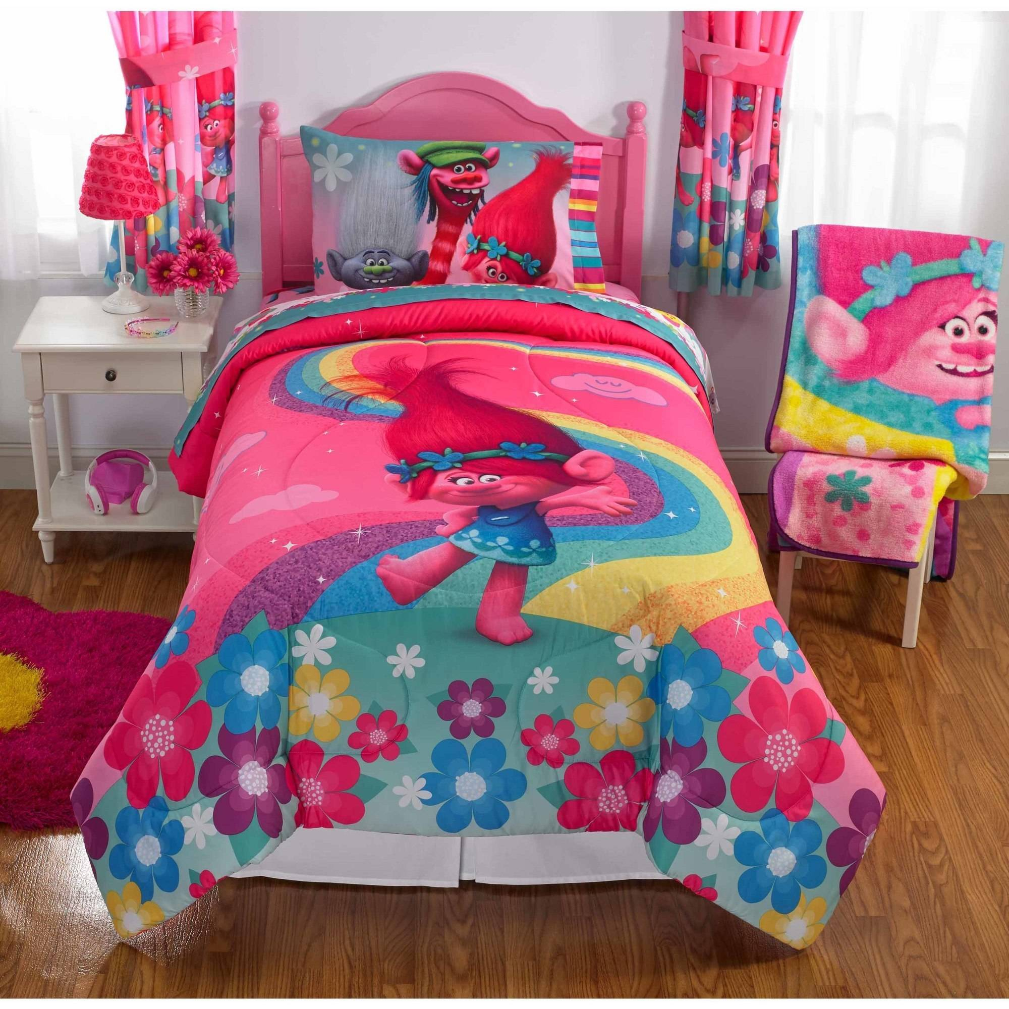 Dreamsworks Trolls Show Me A Smile Bed In Bag Bedding Set with regard to proportions 2000 X 2000