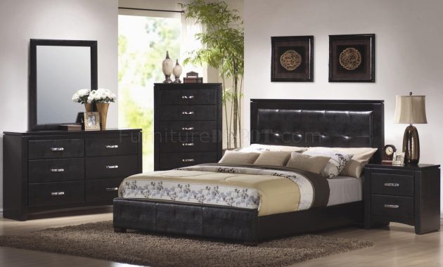 Dylan Cm201401 5pc Bedroom Set In Black Woptions regarding measurements 1280 X 889