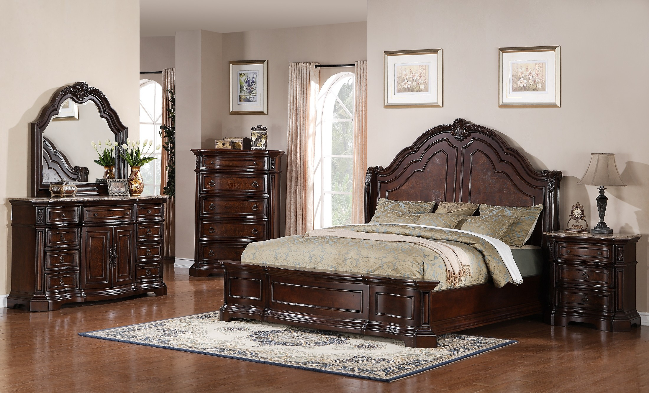 Edington Panel Bedroom Set pertaining to size 2200 X 1333