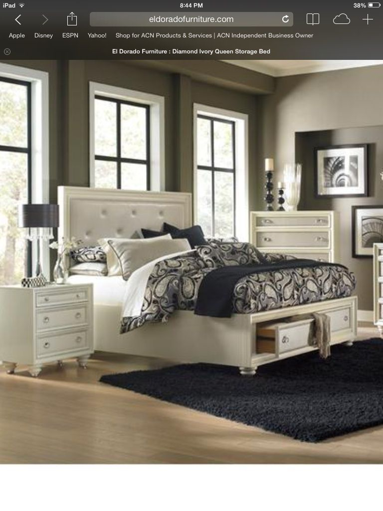 El Dorado Princess Room Bed Furniture King Storage Bed King for size 768 X 1024