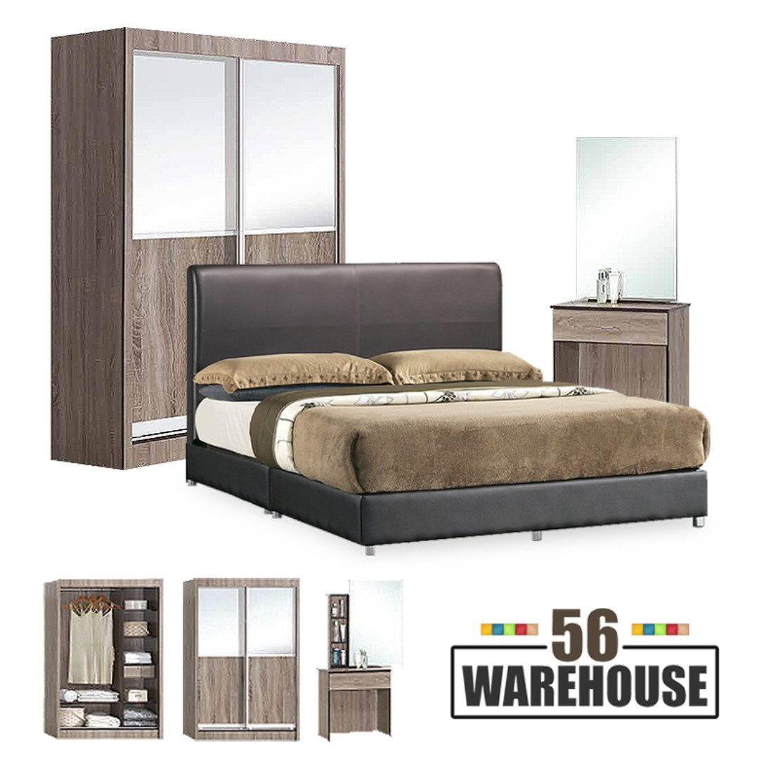 El01 Bedroom Set Wo Mattress Warehouse56 throughout sizing 1080 X 1080