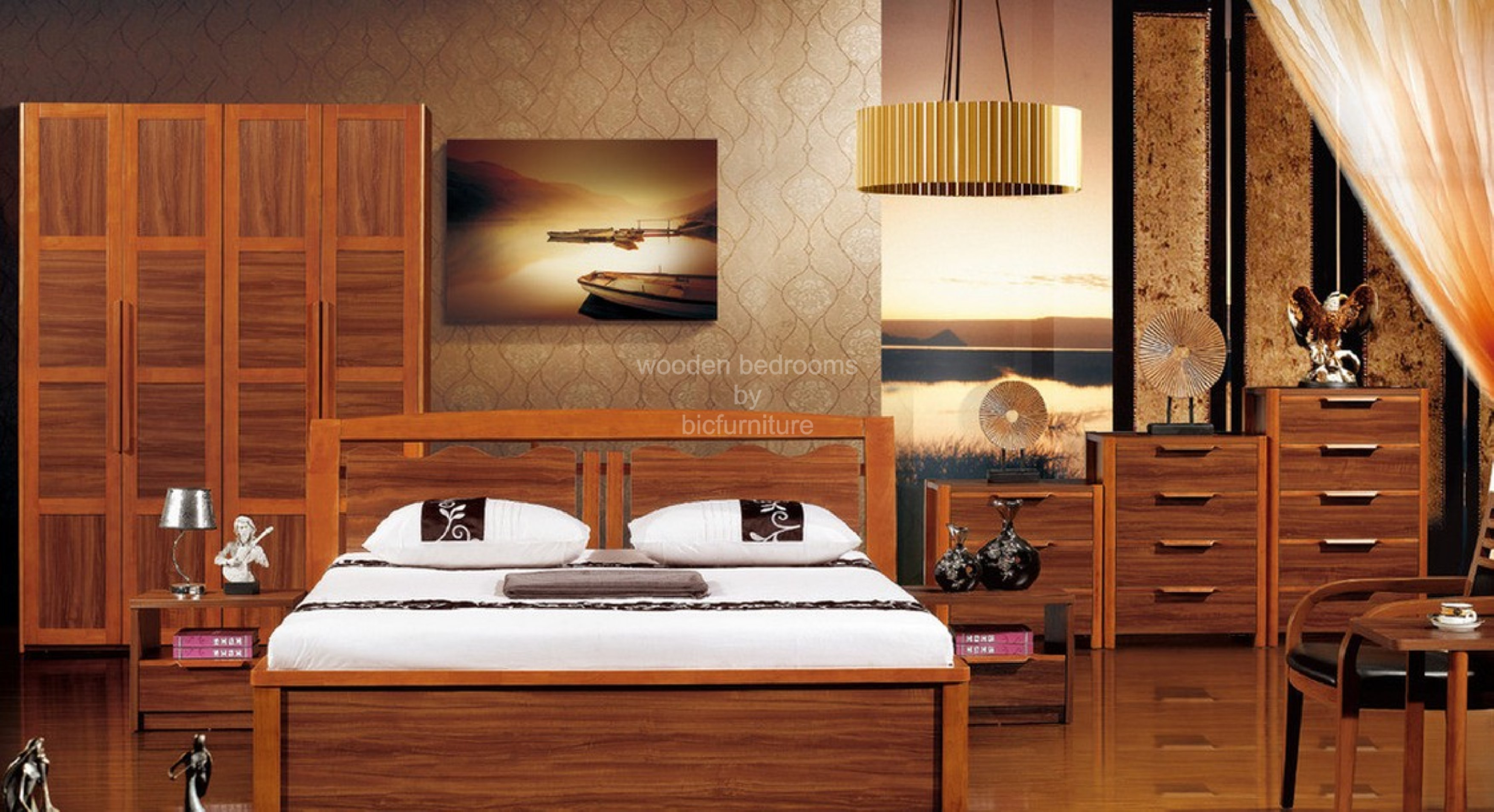 Elegant Bedroom Sets Made In Teak Veneer inside sizing 3506 X 1906