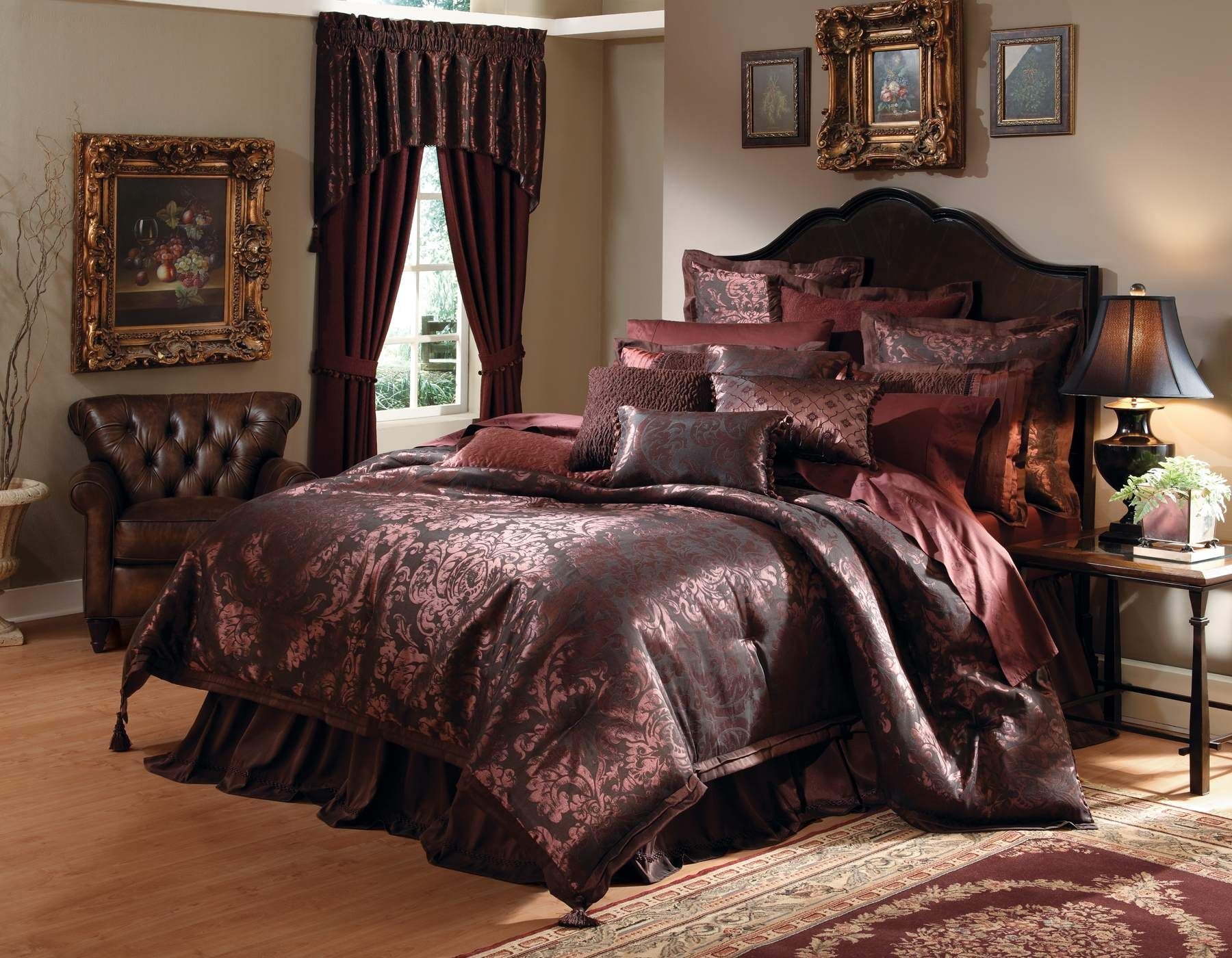 Elegant Bedspreads Basilia 4pc California King Comforter Set with regard to size 1800 X 1400