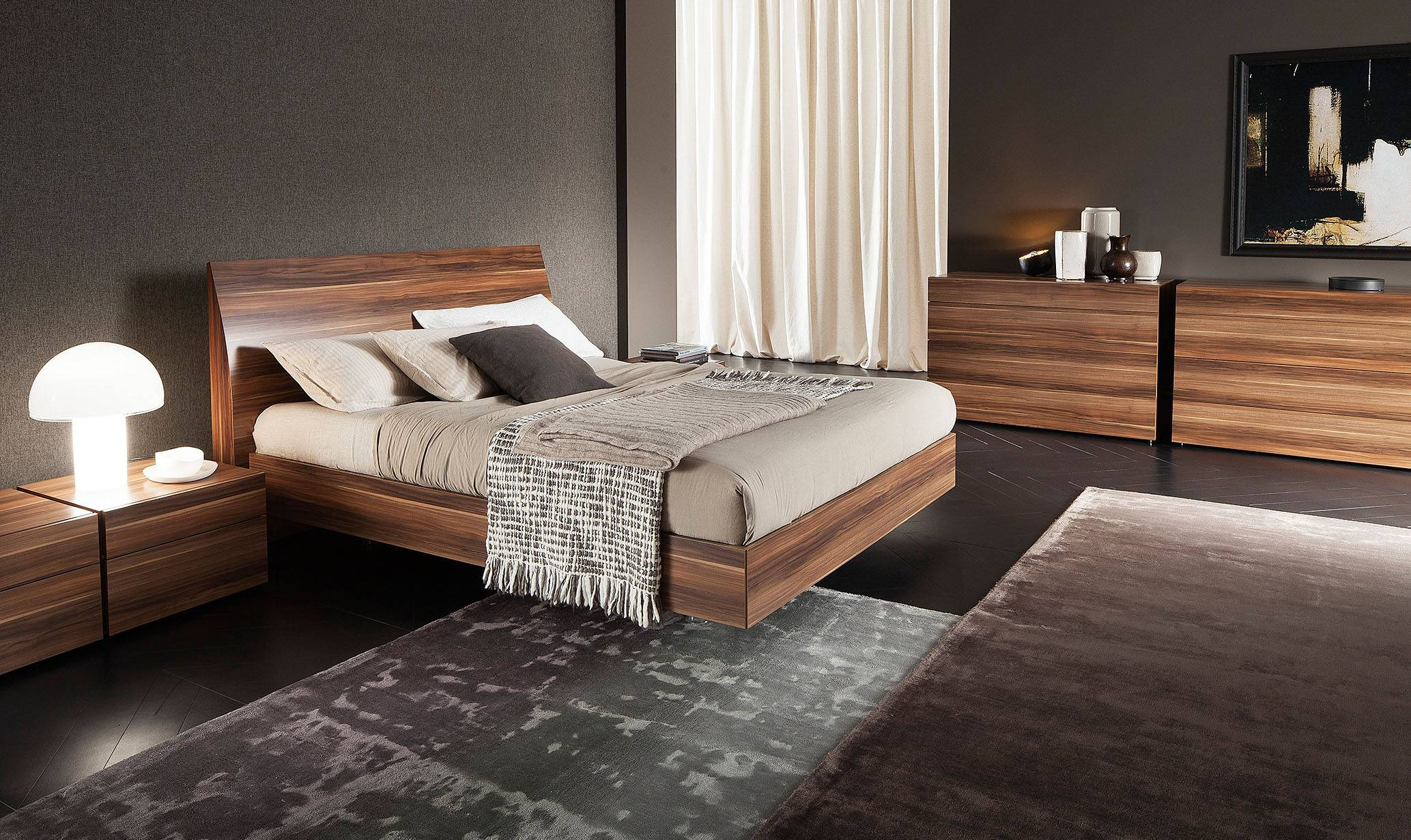 Elegant Wood Luxury Bedroom Furniture in proportions 2067 X 1231