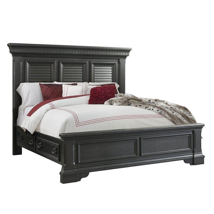 Elements Hacienda Queen Storage Bed In Black Antique pertaining to proportions 900 X 900