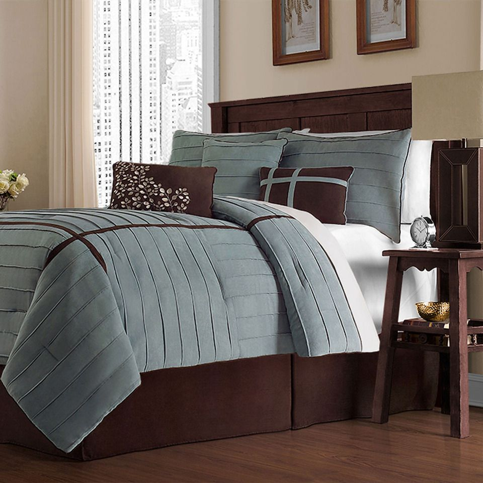 Ellington Bedding In Blue Brown Sweet Dreamzzz Comforter Sets throughout sizing 960 X 960