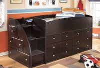 Embrace Loft Storage Bed With Left Steps Products Loft Storage pertaining to sizing 2695 X 2156