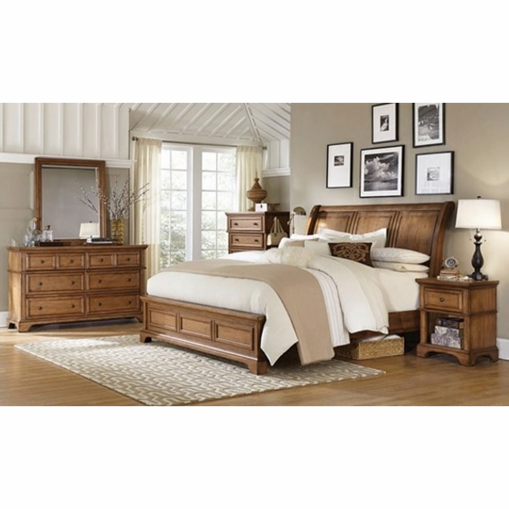 Emery Park Summerfield 5 Piece Queen Sleigh Bedroom Set I09 400402403451n456453462 throughout proportions 1000 X 1000