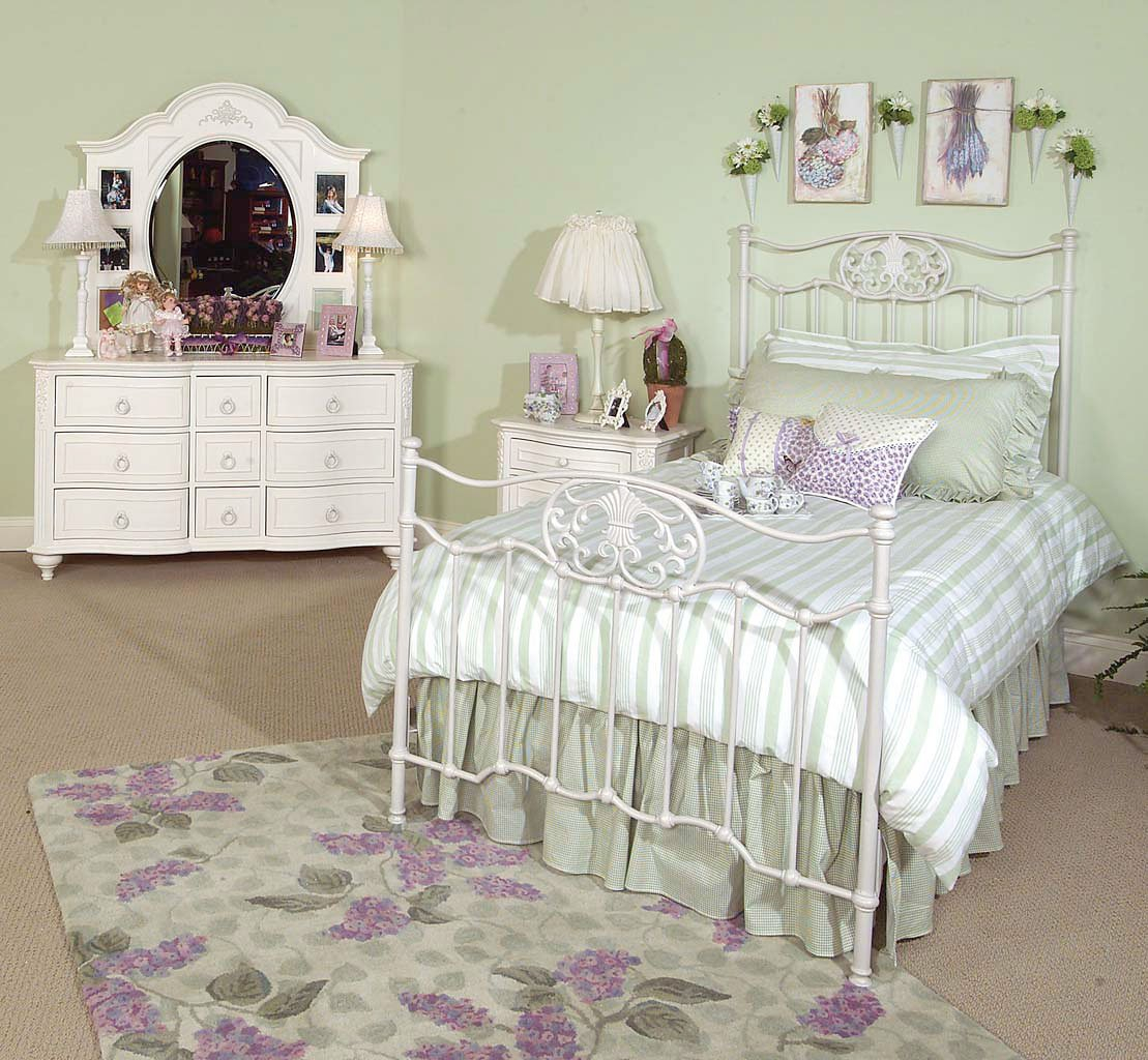 Enchantment White Metal Bedroom Set Legacy Classic Kids Furniture Cart throughout sizing 1109 X 1024